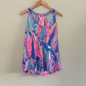 Lilly Pulitzer Bay Blue Out to Sea Minka Top